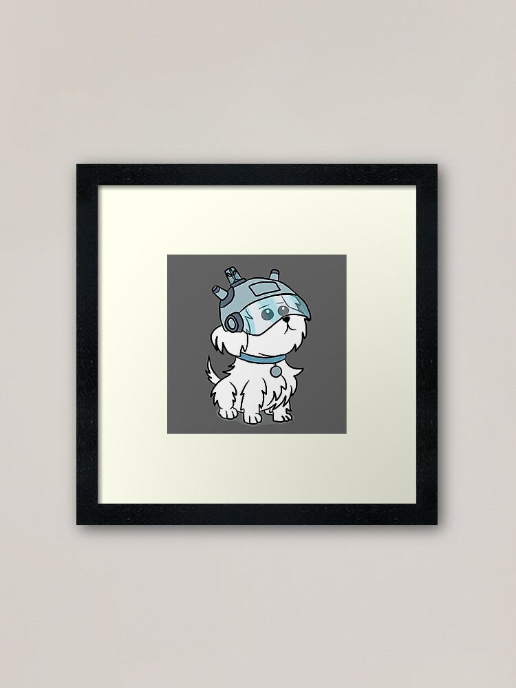 Alternate view of Snuffles | Rick and Morty Framed Art Print