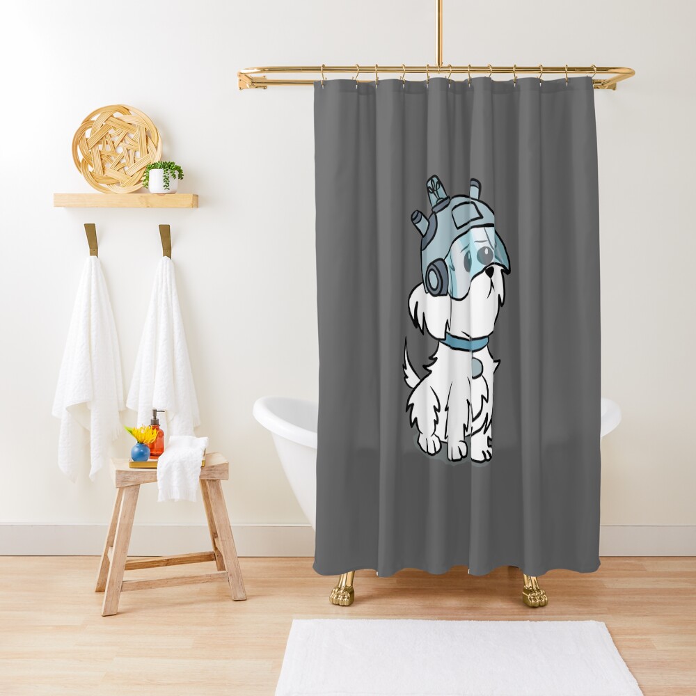 Snuffles | Rick and Morty Shower Curtain
