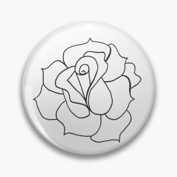 Item preview, Rose Drawing Outline designed and sold by MaxMMasterson.