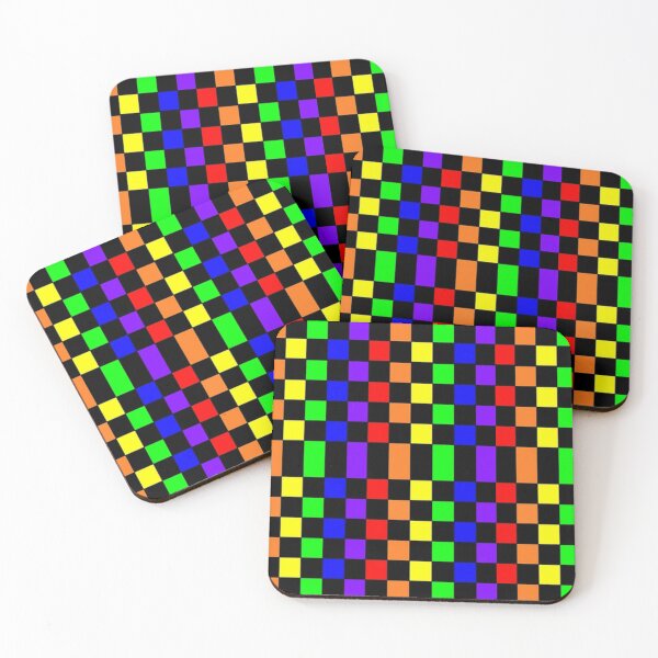 Item preview, Rainbow Check Pattern Design designed and sold by Sipsta.