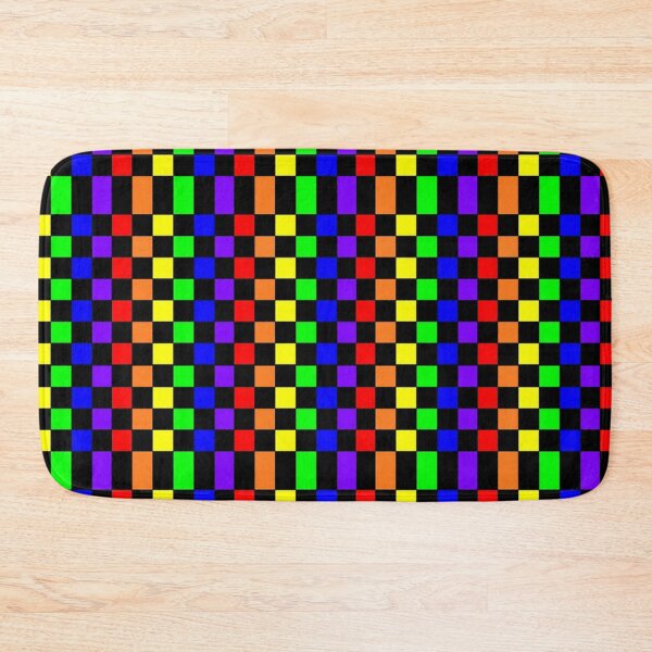 Item preview, Rainbow Check Pattern Design designed and sold by Sipsta.