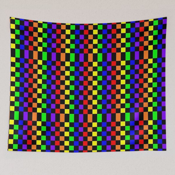 Item preview, Rainbow Check Pattern Design designed and sold by Sipsta.