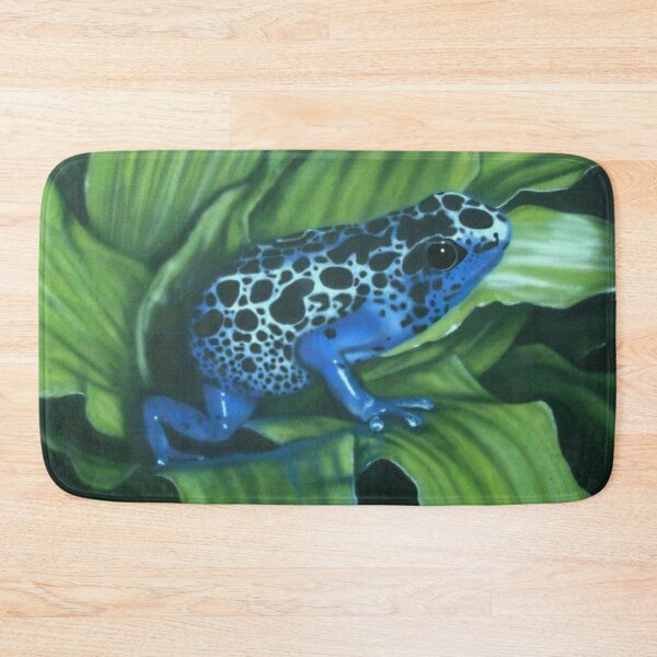 Item preview, Blue poison dart frog designed and sold by SandraWildArt.