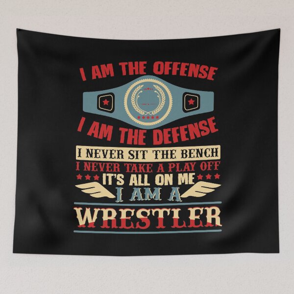 Item preview, I Am a Wrestler T-Shirt designed and sold by biNutz.