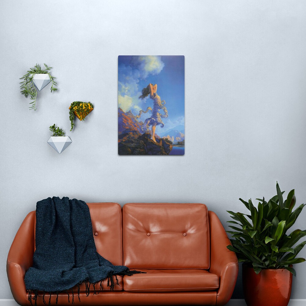 Ecstasy - Maxfield Parrish midcentury illustration art Metal Print