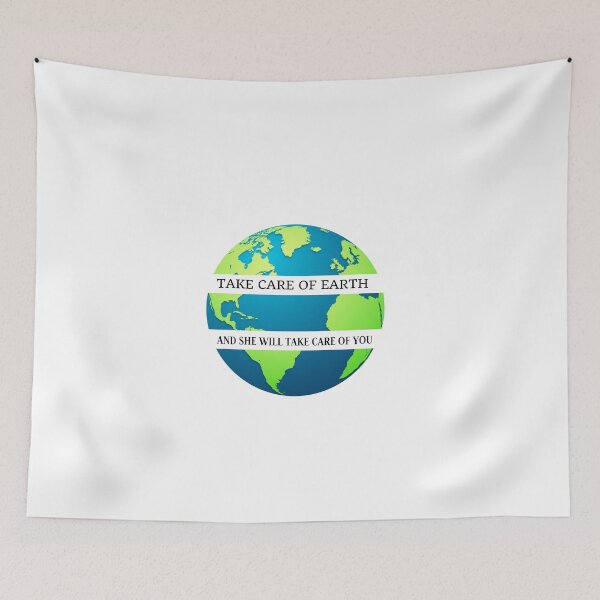 Item preview, Take Care of Earth And She Will Take Care of You, Gift, Support, Supportive Illustration, Earth, Lover designed and sold by Annona-.