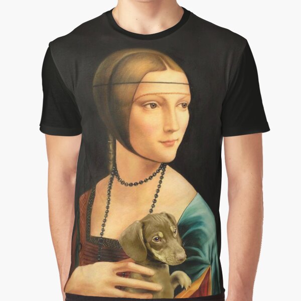 Lady with a Dachshund Graphic T-Shirt