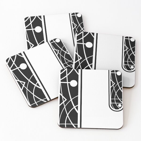 Item preview, Double Egyptian Tablet Minimalist Black Tribal Pattern designed and sold by Tee-Time Merch.