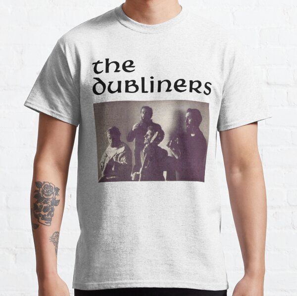 The Dubliners At It Again Logo Men's White T-Shirt Size S M L XL 2XL 3XL