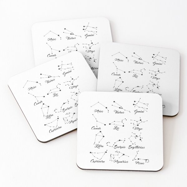 Item preview, Black and White Zodiac Signs designed and sold by CrystalCrush.