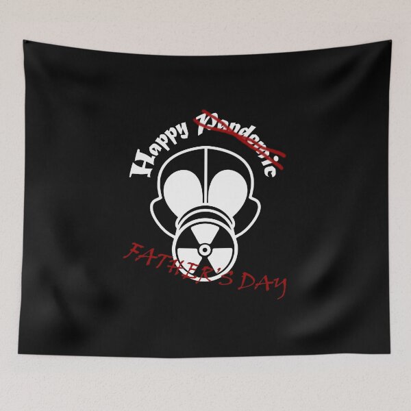Item preview, Gas Mask Fathers Day White designed and sold by IAF-Designs.