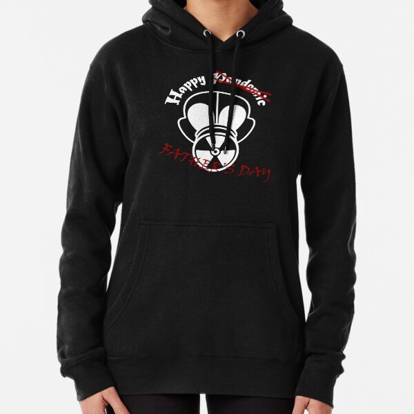Gas Mask Fathers Day White Pullover Hoodie