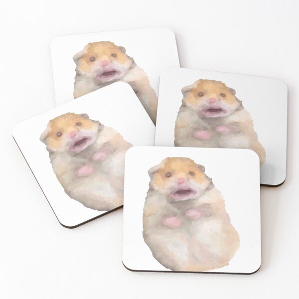 Item preview, Scared Hamster Meme designed and sold by miba2301.