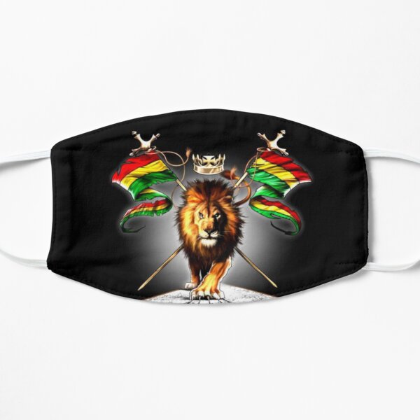 Lion rasta Masque sans plis