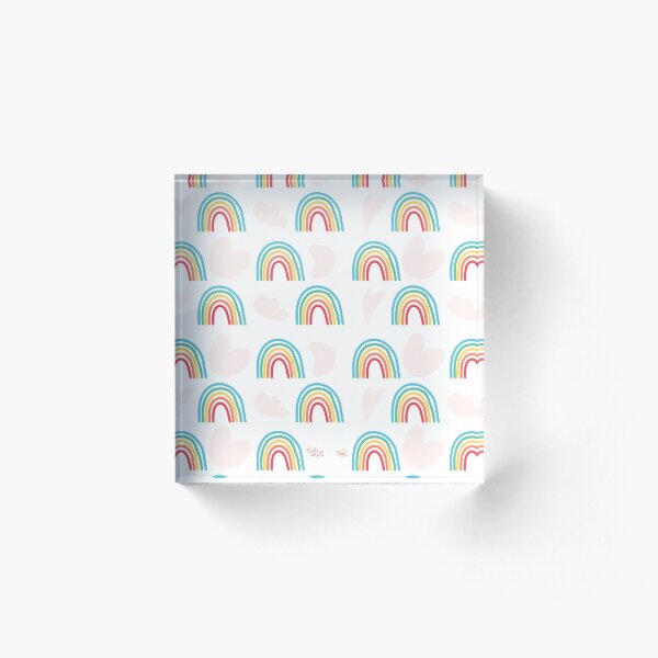Rainbow Acrylic Block