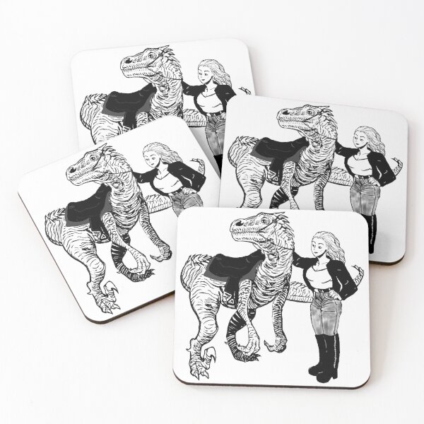 Item preview, A Girl and her Dinosaur designed and sold by PutnamBurnings.