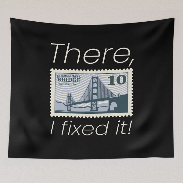 Item preview, There, I Fixed It! Stamp designed and sold by MooonTees.