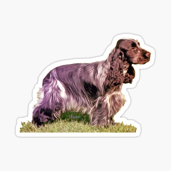 tag, bandana Blue Roan Cocker Spaniel 12" toy gift wrapped or not