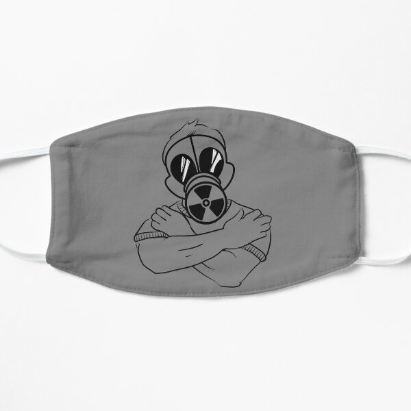 Gas Guy Face Masks Redbubble - another gasmask guy roblox