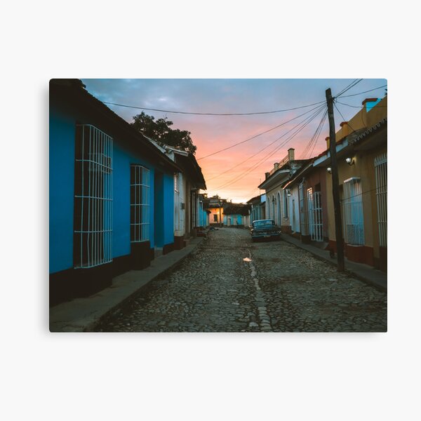 Sunset in Trinidad de Cuba Canvas Print Canvas Print