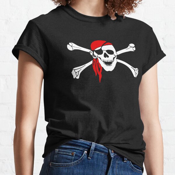 Skeleton Flag Rogue Pirate Costume for Women