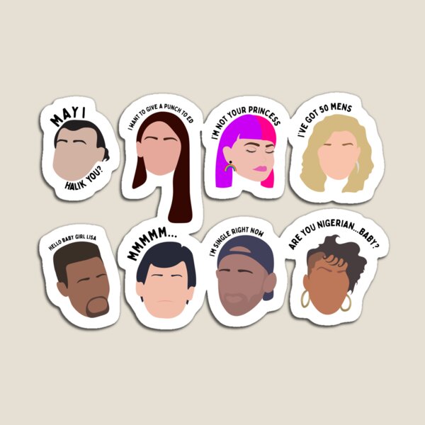 Best Moments of Season 4 Sticker Pack | 90 Day Fiance Before the 90 Days Magnet