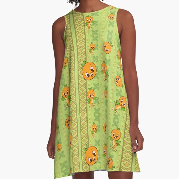 Orange bird! A-Line Dress