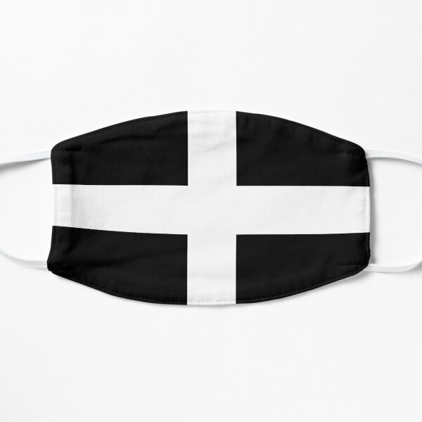 Cornish Flag Gifts, Stickers and Products Flat Mask
