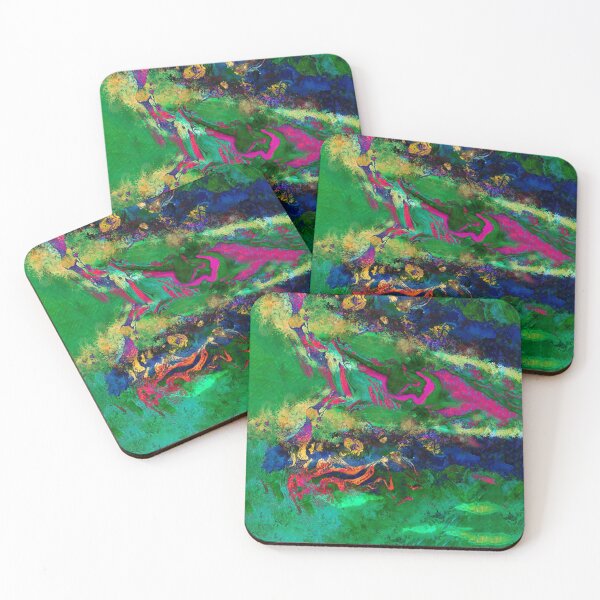 Item preview, abstract green designed and sold by Hagar Cohen.