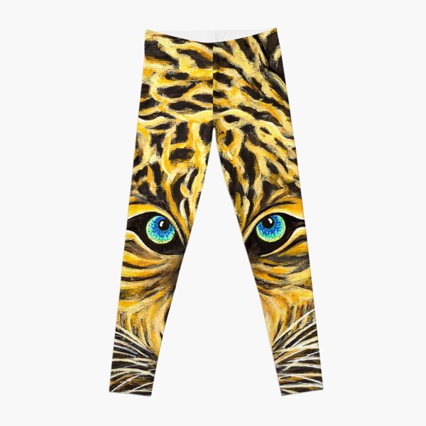 Leopard - Shee Endangered Retro Animals Leggings