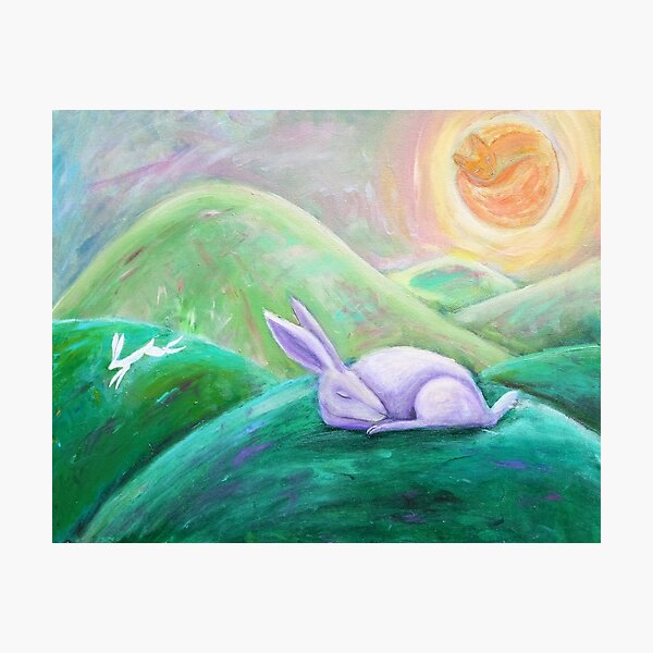 Fox Sunrise Photographic Print