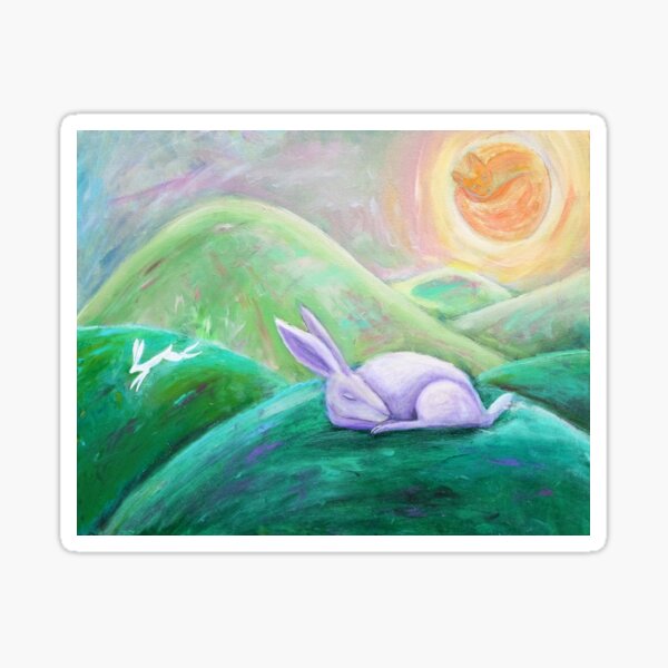 Fox Sunrise Sticker