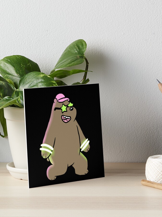 Party Grizz - We Bare Bears | Art Board Print