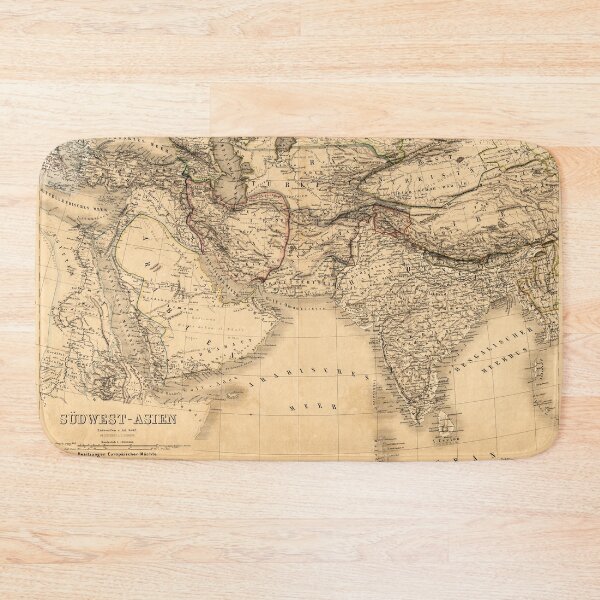 Item preview, Middle East Southern Asia Map (1866) designed and sold by allhistory.