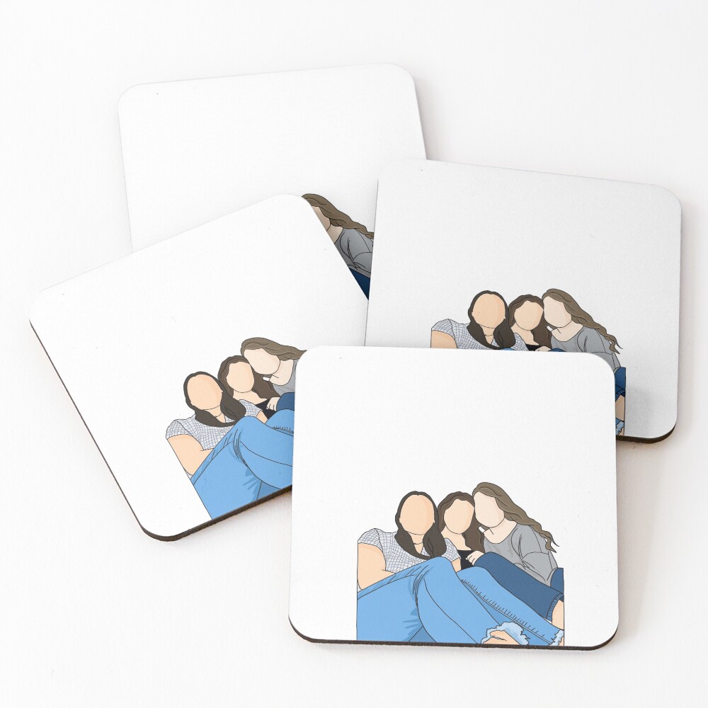Item preview, Coasters (Set of 4) designed and sold by doodlesbysky.