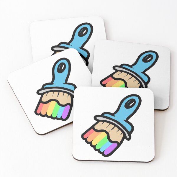 Item preview, Doodle Rainbow Paintbrush designed and sold by KingScribbler.