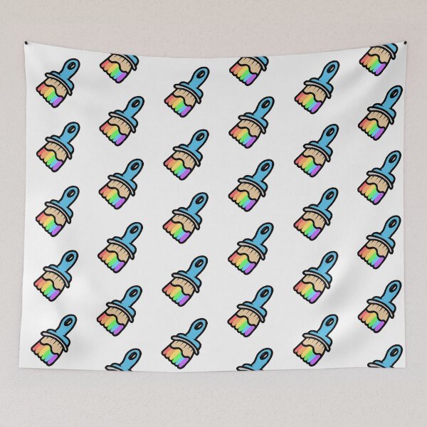 Item preview, Doodle Rainbow Paintbrush designed and sold by KingScribbler.
