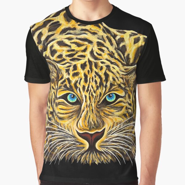 Leopard - Shee Endangered Retro Animals Graphic T-Shirt
