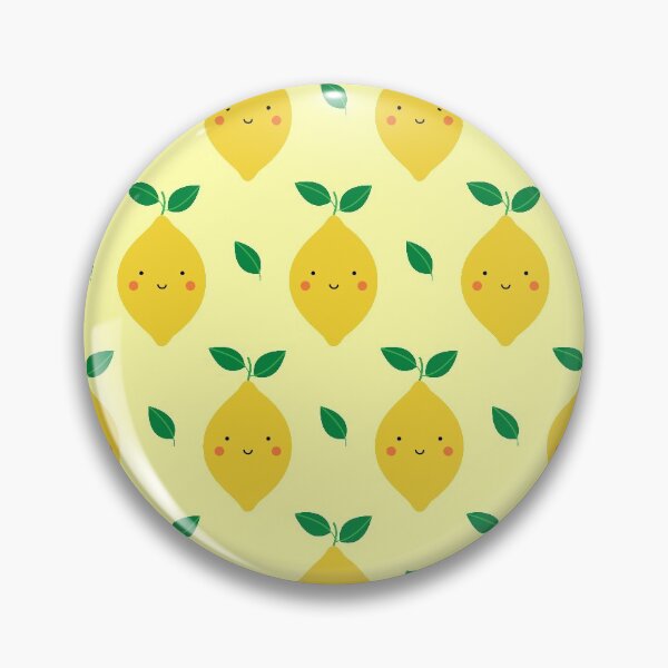 Item preview, Cute Kawaii Lemon Pattern designed and sold by Design Minds Boutique.