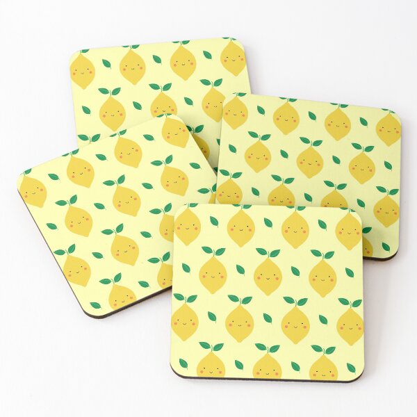 Item preview, Cute Kawaii Lemon Pattern designed and sold by Design Minds Boutique.