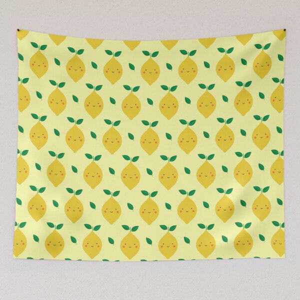 Item preview, Cute Kawaii Lemon Pattern designed and sold by Design Minds Boutique.