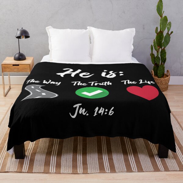 Item preview, He is the Way, the Truth, and the Life - Bible Verse designed and sold by ShareYourFaith.