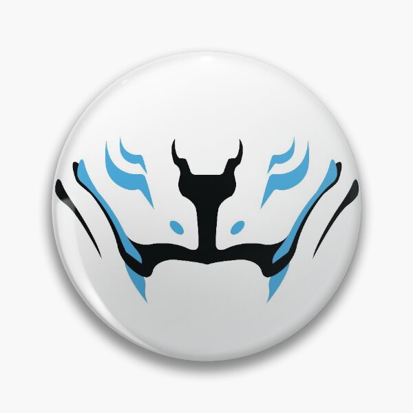 Item preview, Kitsune Fang Mask_blue designed and sold by greyedged.