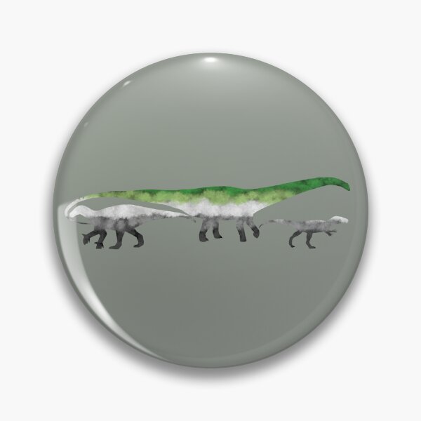 Item preview, Aromantic Pride Dinosaurs designed and sold by Mina-Richards.
