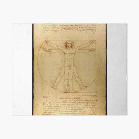 Aperçu de l'œuvre léonard de vinci homme de vitruve créée et vendue par Artem-design.