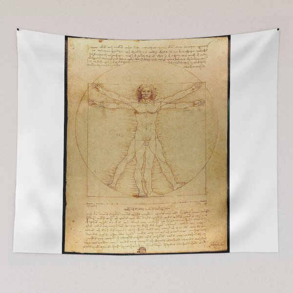 Item preview, Leonardo da Vinci vitruvian man designed and sold by Artem-design.