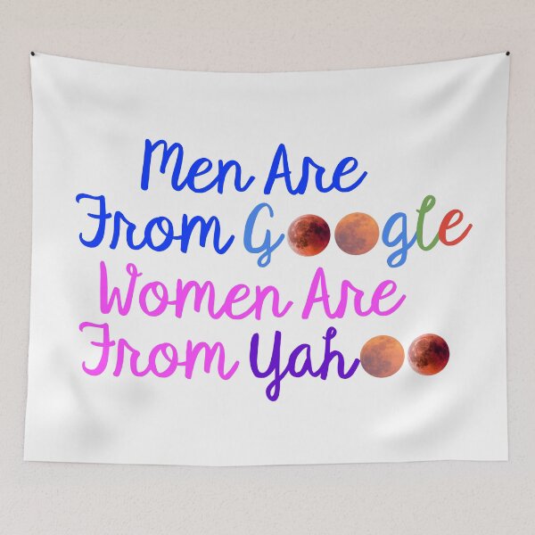 Artikelvorschau, Männer sind von Google Woman sind von Yahoo entworfen und verkauft von articlave.