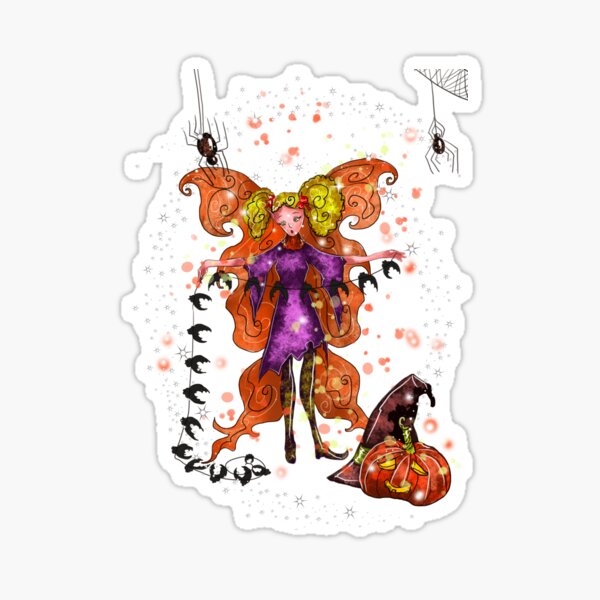 Elektra Luna The Handmade Halloween Fairy Sticker