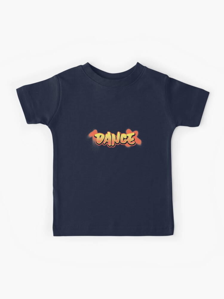 orange t shirt kid dance