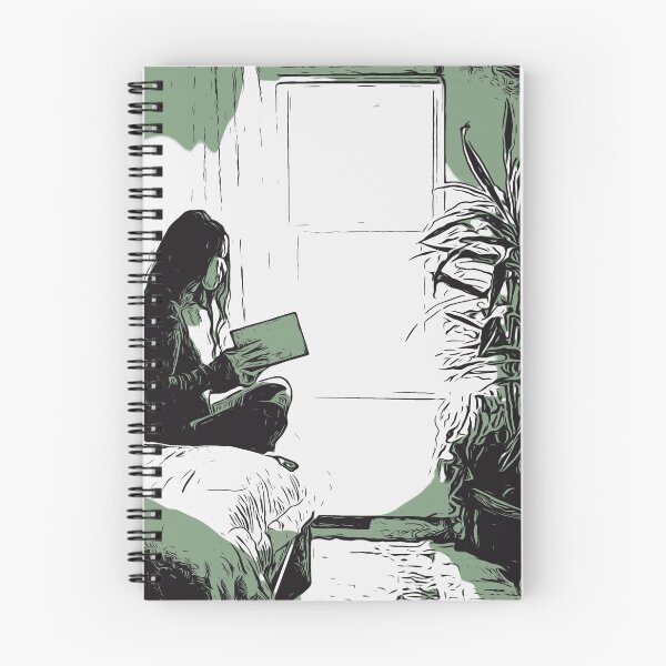 Item preview, Girl Reading Book Artwork designed and sold by JpattDesign.